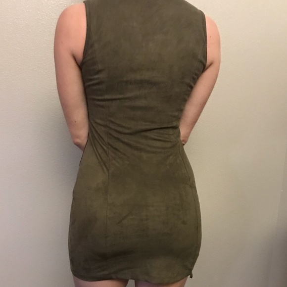 Suede Mini Dress - Picture 2 of 2